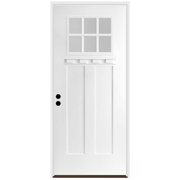 Trimlite Exterior Single Door, Right Hand/Inswing, 1.75 Thick, Fiberglass 3068RHISPSFHER2066C49161DB - main